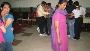instructions to participants for an activity @ Qatar